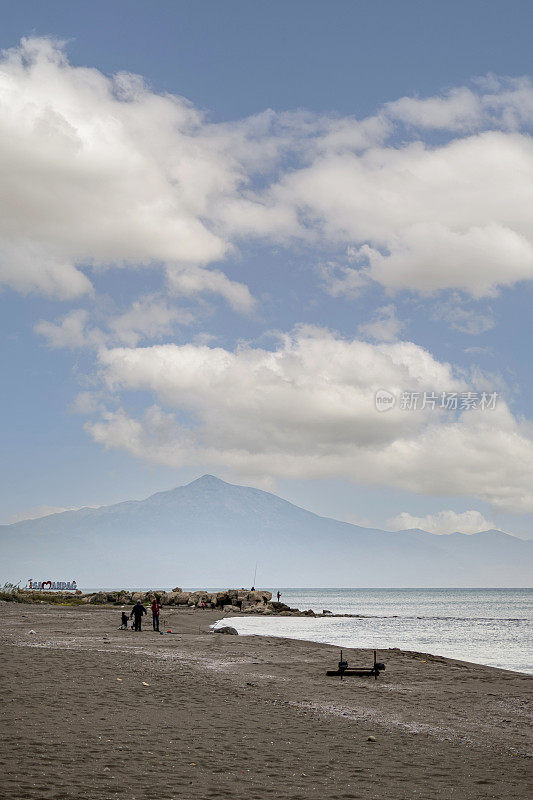 Çevlik Beach: tenth longest beach in the world, second longest beach in Samandağ Hatay Turkey